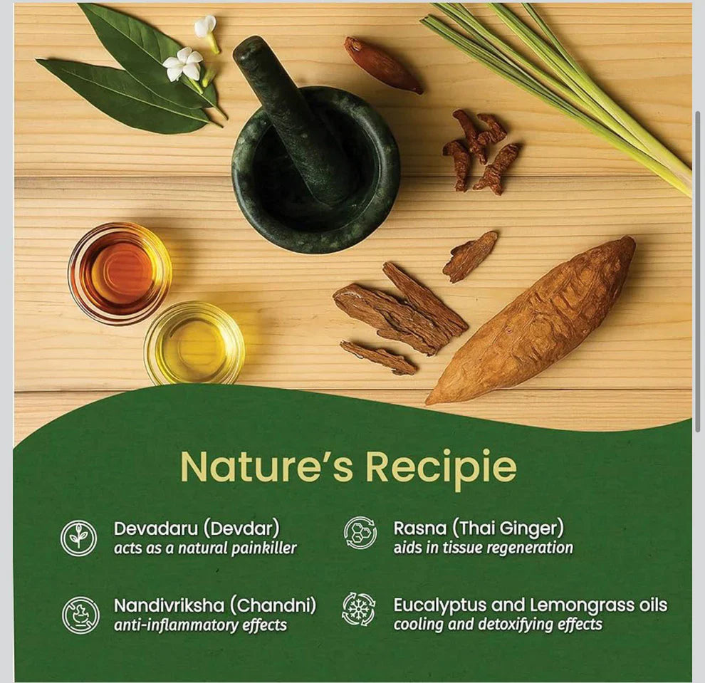 Herbal Pain Relief and Massage Smoke Oil